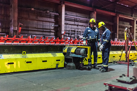 AltaSteel Employees in Plant