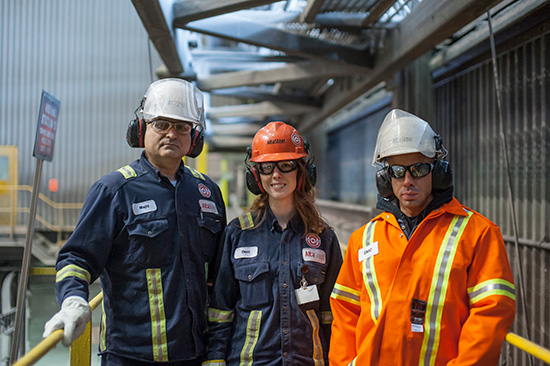 AltaSteel Employees in Plant